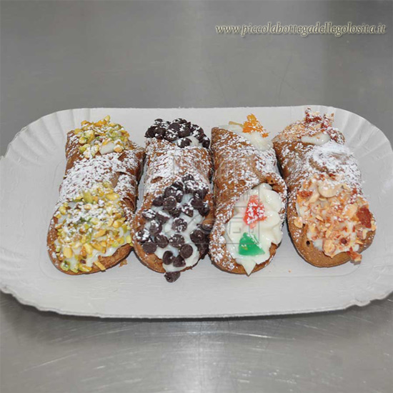 Cannolo mignon cialda scura