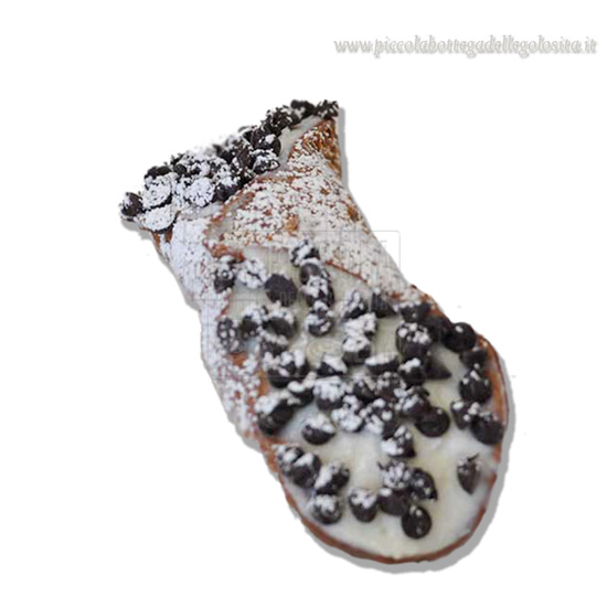 Cannolo cialda al cacao, ricotta e CIOCCOLATO