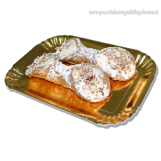 Cannolo alla ricotta con MANDORLE