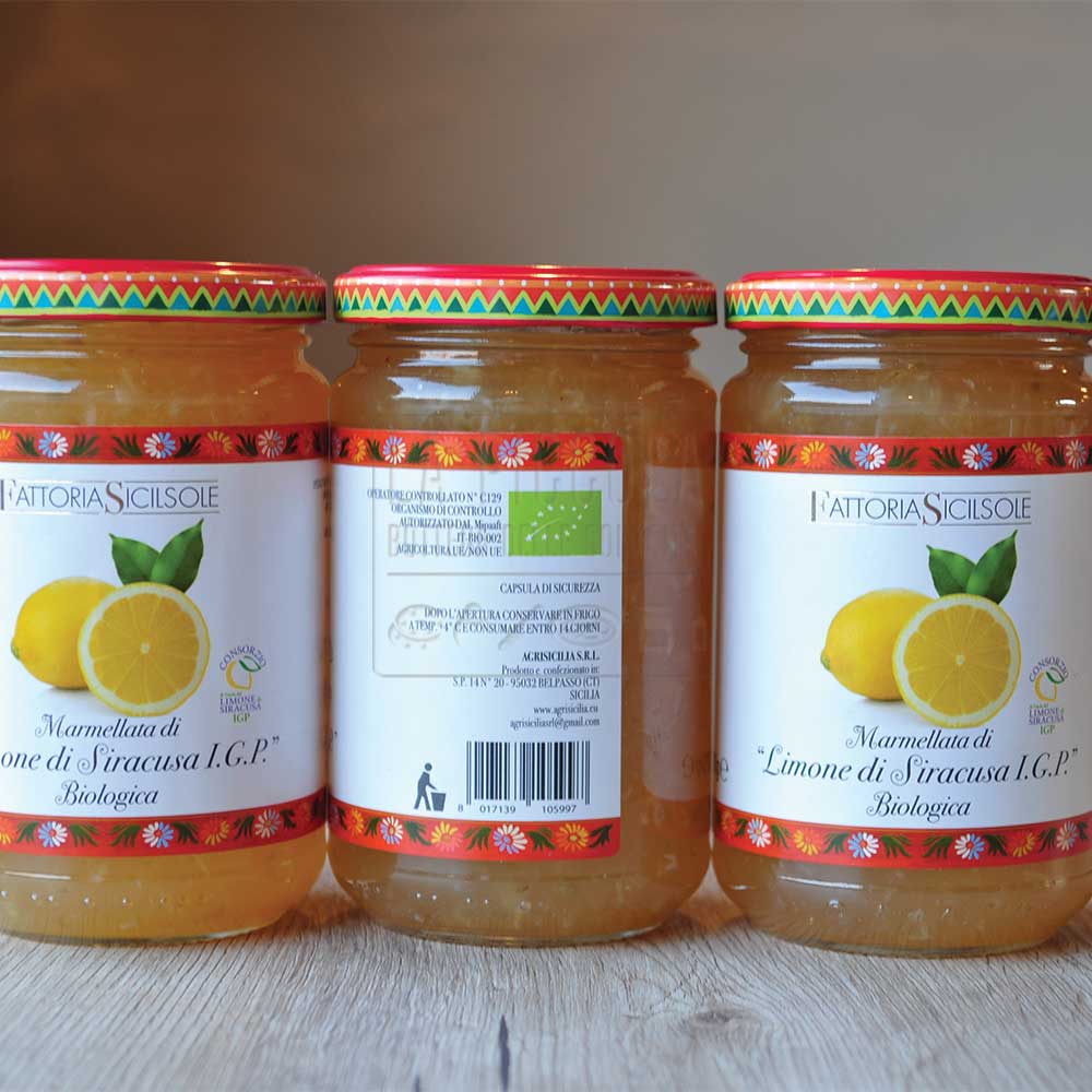 Marmellata BIO Limoni di Siracusa IGP